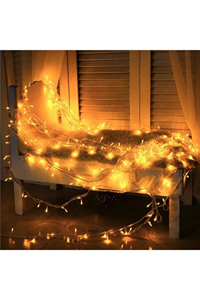 ÇELİKEL زينة شجرة عيد الميلاد بطول 5 أمتار من خيوط LED النحاسية، زينة شجرة عي...