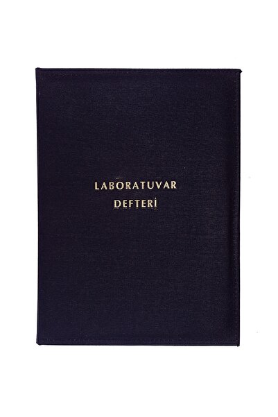 Yeni Merhaba Yayıncılık Laboratuvar Defteri Bez Ciltli Çift Yönlü 100 Yaprak ...