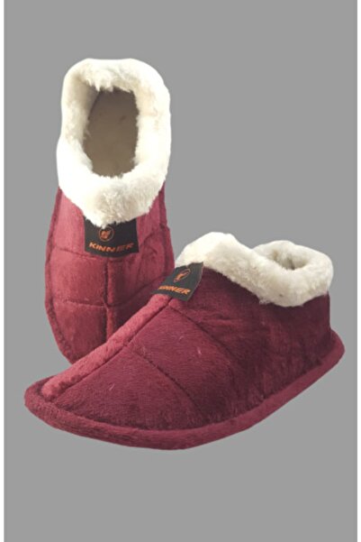 forssports أحذية نسائية منزلية باللون العنابي