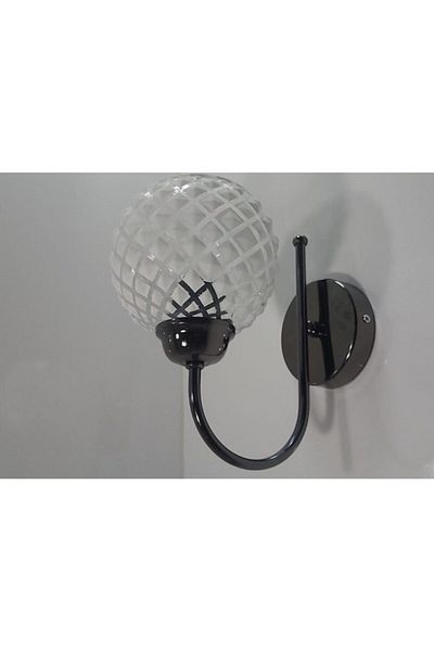 Uçar Pilatin Round Diamond Glass Sconce