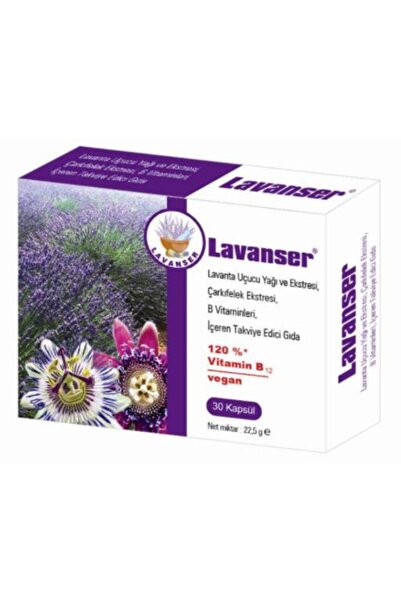 RC Lavanser Passiflora Lavanta Çarkıfelek 30 Kapsül