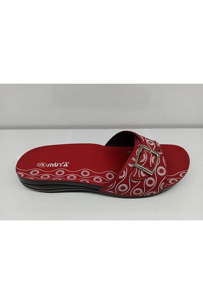 Muya Women's Red Anatomical House Slippers