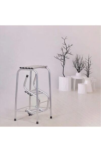 HASTUNÇ Merdivenli Metal Katlanır Tabure