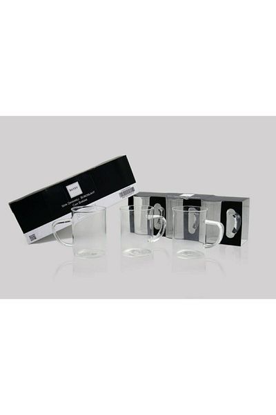 Bayev 3-Piece Heat Resistant Glass Cup