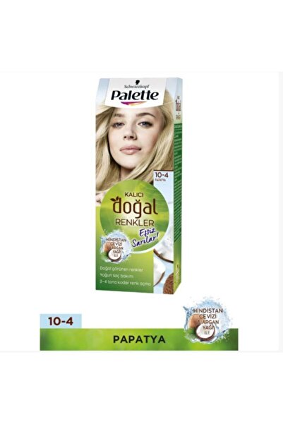 Palette Kalıcı Doğal Renkler Saç Boyası 10-4 Papatya