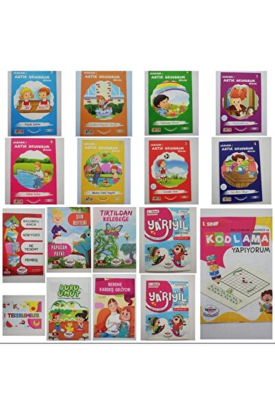 Öğretmen Evde İlkokul Yayınları 1.sınıf Yarı Yıl Seti Ve Key Yaşasın Okuyorum...