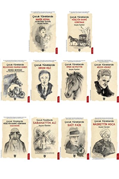 Dorlion Yayınları Çocuk Yüreklerde Türk Klasikleri Seti 10 Kitap