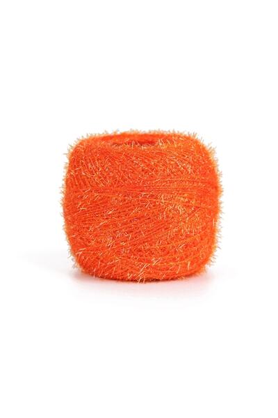 E Elmas Broj 25, narandžasta Sa šljokicama konac za vezenje (25gr)