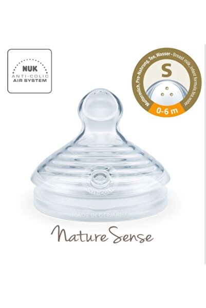 Nuk Nature Sense Silikon Biberon Emziği 2'li (0-6 Ay Small)