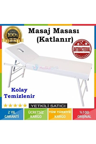 Emek Masaj Masası Katlanan Başı Delik Hacamat Ve Kuaför Masası