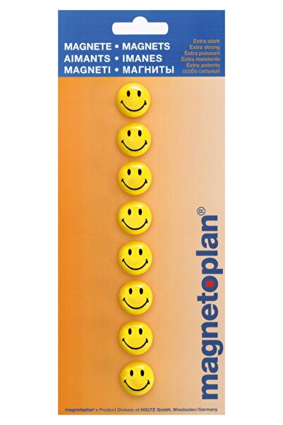 Magnetoplan Smiley Mıknatıs 20 Mm - 8 Adet