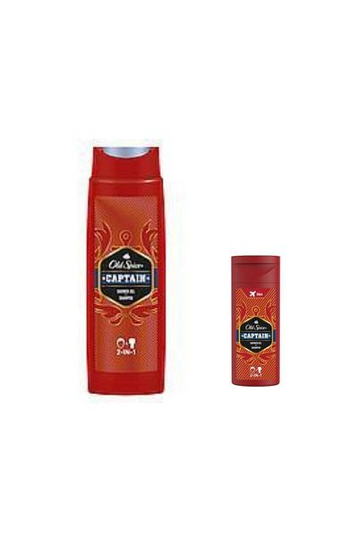 Old Spice Old Spice Captain Shower Gel and Shampoo - 250ml + 50ml
