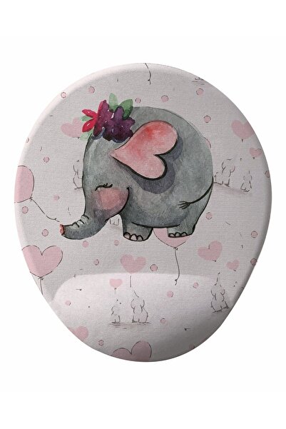 GameBoss Fil Desenli Bilek Destekli Tasarım Mouse Pad