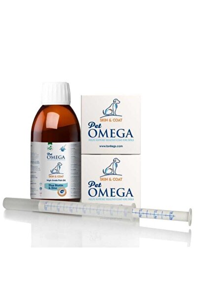 Pet Omega Petomega Köpekler Için Tüy Dökülmesine Karşı Geliştirilen Omega 3 Ve Vitamin Kombinasyonu
