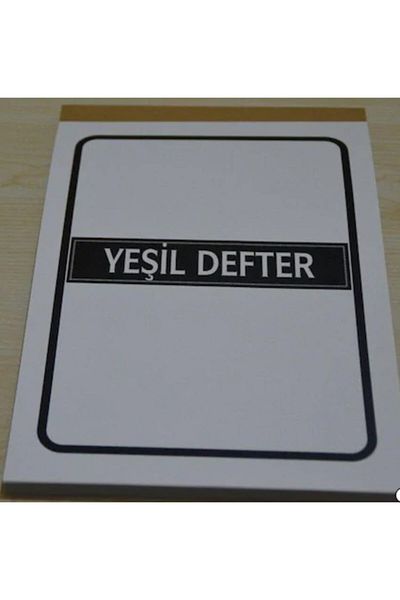 Gülşen Kırtasiye Green Notebook