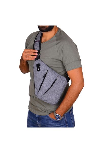 Strong Bag Ανδρική γκρι τσάντα