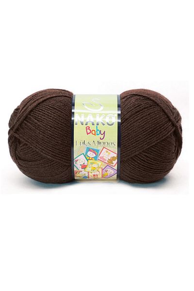 NAKO Luxury Minnoş - Πλεκτό Baby Skin 1182 Καφέ