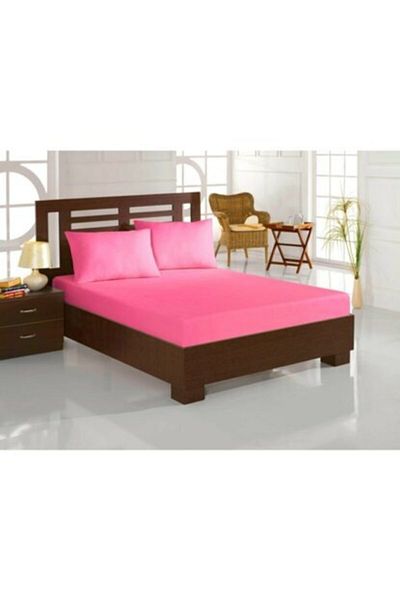 Weekend Home طقم ملاءات Ranforce باللون الوردي مقاس 180x200