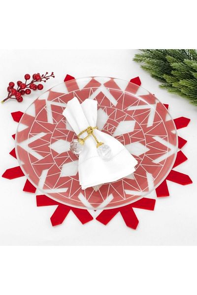 TREND META Felt New Year Themed American Service 2-Piece Service