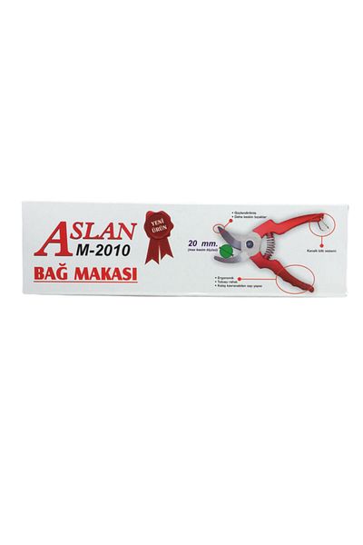 Aslan M-2010 Model Grape Pruning and Ivy Vineyard Shears - 210mm