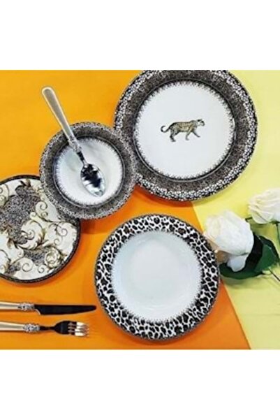 BİEV 24 Parça Porselen Yemek Takımı