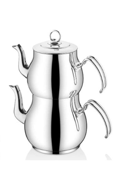 İnter Coral Plain Wire Handle Medium Size Teapot