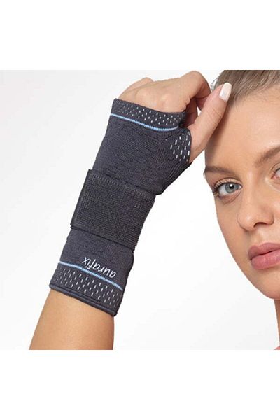 Aurafix Knitted (Non-Sweat Fabric) Hand Wrist Brace (Left) Ao-17