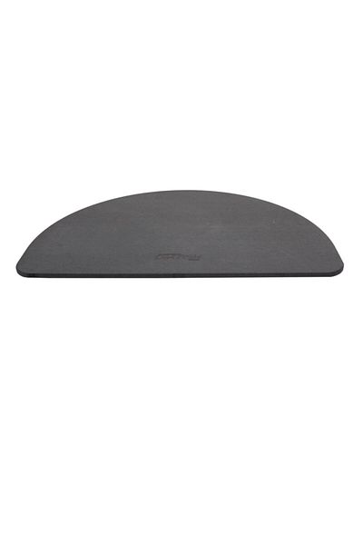 DİATOMPASPAS Half Moon Dark Gray Diatom Mop Diatomite Bathroom Mat Water Absorbing Magic Mop