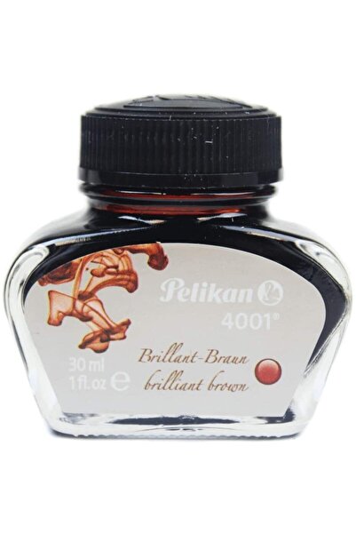 Pelikan 4001 Dolmakalem Mürekkebi 30 Ml. Kahverengi
