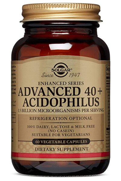 Solgar Advanced 40+ Acidophilus 60 Kapsül