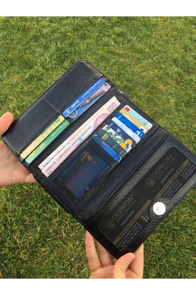 DERKON Genuine Leather Useful Women's Wallet