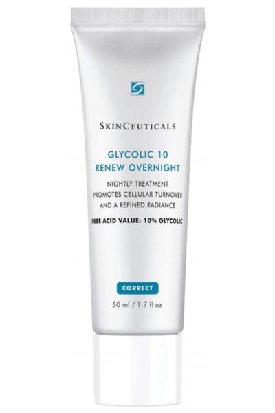 SkinCeuticals Glycolic 10 Renew - Renewing Night Care Cream Containing 10% Ac...