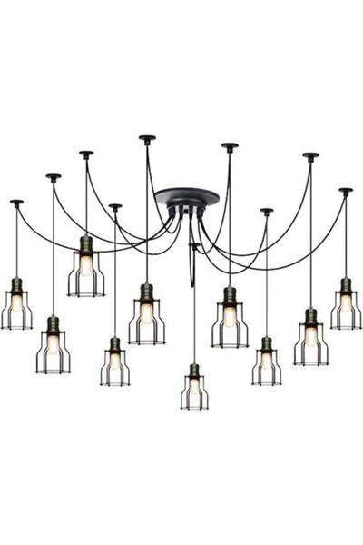 TRENDVAGONU Plex 10'lu Sarkıt Avize