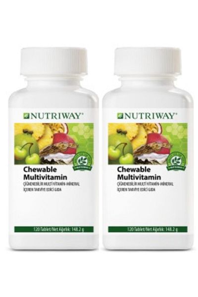 Amway Chewable Multivitamin Nutrıway™ 120 Tablets + Chewable Multivitamin Nutrıway™120 Tablets