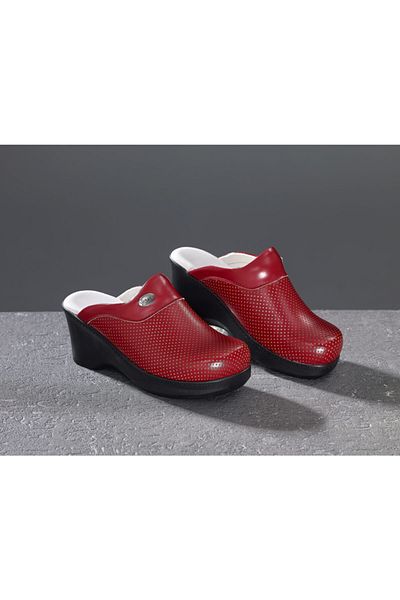 20tasarımterlik Red Color Orthopedic High Heeled Sabo Slippers Medical Hospital Nurse Secretary Staff Slippers