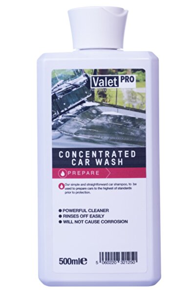 Valet Pro Concentrated Car Wash 500 ml Seramik Korumalar Için Ph Dengeli Kons...