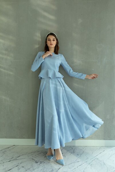 AL-TATARI Kadın Mavi Prag Takım