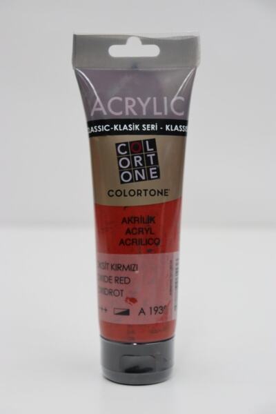 Klasik Seri 120 ml Oksit Kırmızı Akrilik Boya