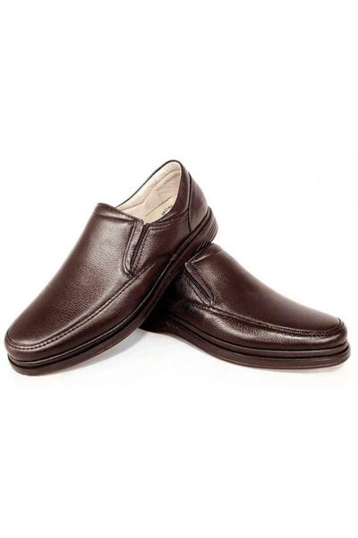 DETECTOR Orthopedic Inner Outer Complete Leather Extra Comfortable Large Size Casual Men's Shoes 700ks (40-48)