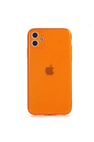 zore حافظة ابل ايفون 11 من السيليكون باللون البرتقالي
