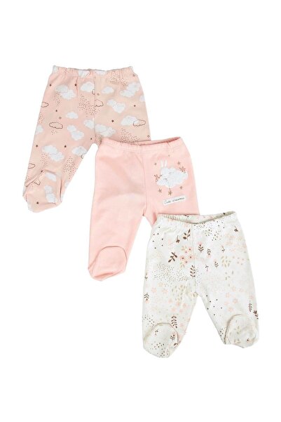 Necix's Somon Kız Bebek Bulutlu Çiçekli 3'Lü Takım