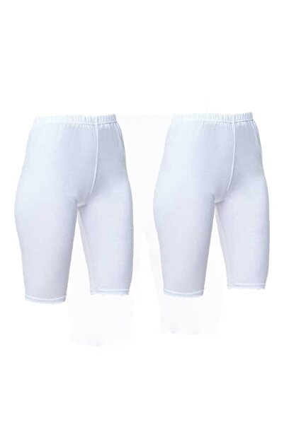 Manken Жіночі трикотажні лосини 73020 Білі