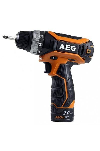 AEG Bs 12 C2 Li 2.0 Ah Çift Akülü Matkap Vidalama