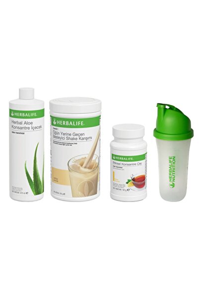Herbalife Başlangıç Seti 2 1 Vanilyalı Shake Limon 50gr Çay Aloe Hek1083