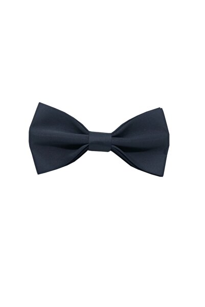 CRWAT ® Navy Blue / Matte Dupont Woven Bow Tie - with Handkerchief