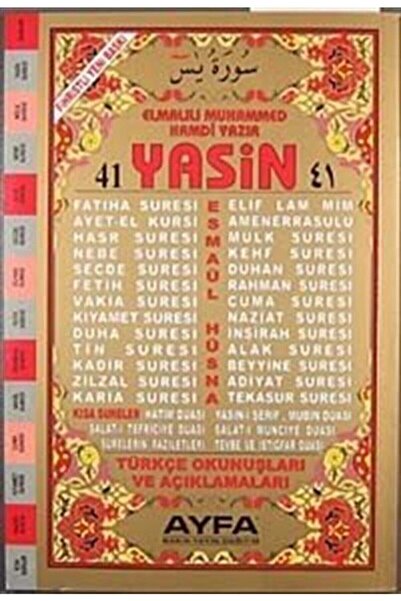 Ayfa Basın Yayın 41 Yasin Türkçe Okunuşları Ve Açıklamaları (ORTA BOY ŞAMUA K...