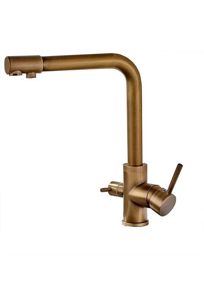 MYM Mermer Yapı Market Tasarım Purified Faucet - Antique Antique Purified Sink Faucet