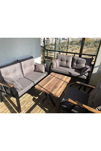 Tu Tienda 2+2+1 Sehpa Demonte Bahçe Balkon Mutfak Mobilyası