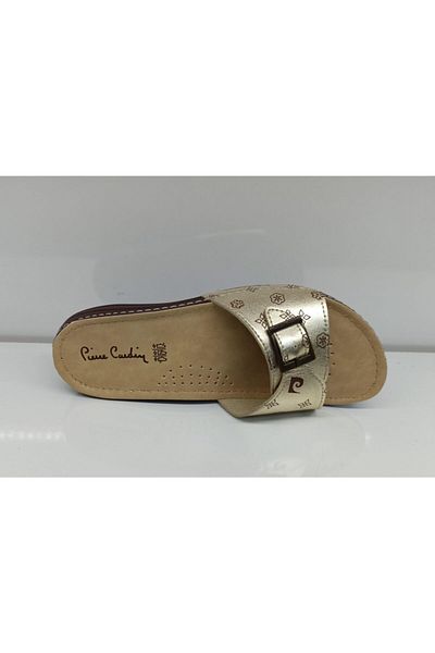 Pierre Cardin Women's Gold Slippers