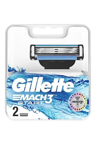 Gillette Lame de ras de rezervă Mach3 Start, pachet de 2